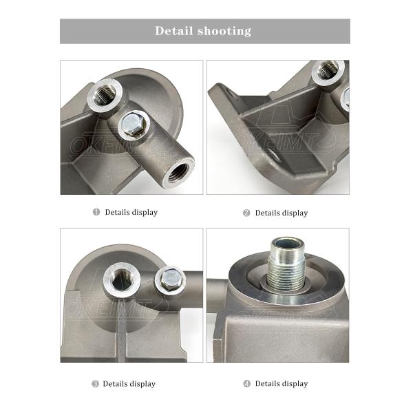 Голова фильтра топлива OKEIMT 6114-71-6210 для двигателя Kubota 6D114 PC360-7