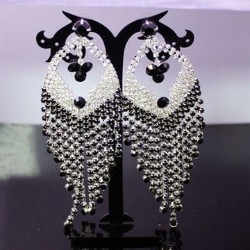 Fashion Crystal Statement Earrings For Women Wedding Jewelry Gift