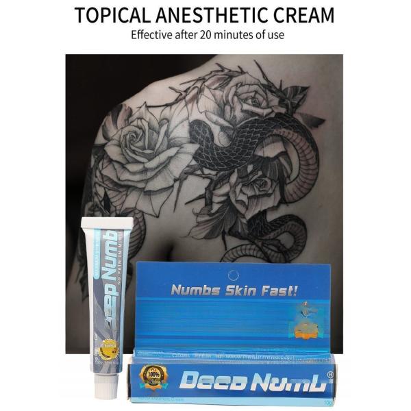 Tattoo Deep Numb Tattoo Numbing Cream Lip Eyeliner Eyebrows Tattoo Piercing Miro-Blading Semi-Permanent Makeup Anesthetic Cream