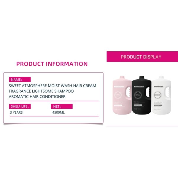 Salon Hair  Shampoo and Conditioner  OEM Hair Care Shampoo Nourishing Hair Treatment Factory OEM ODM