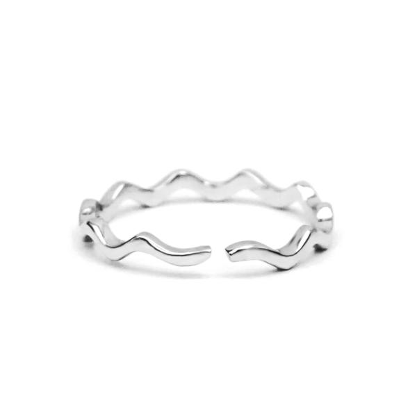 OEM New Jewellery Design Sterling Silver Cubic Zirconia Solitaire Ring
