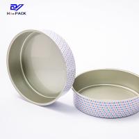 Cigarette boîtes en fer blanc rondes D99x27mm 180ml boîtes d'emballage d'herbe