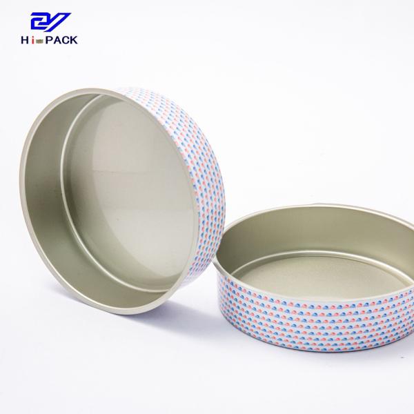 Cigarette boîtes en fer blanc rondes D99x27mm 180ml boîtes d'emballage d'herbe
