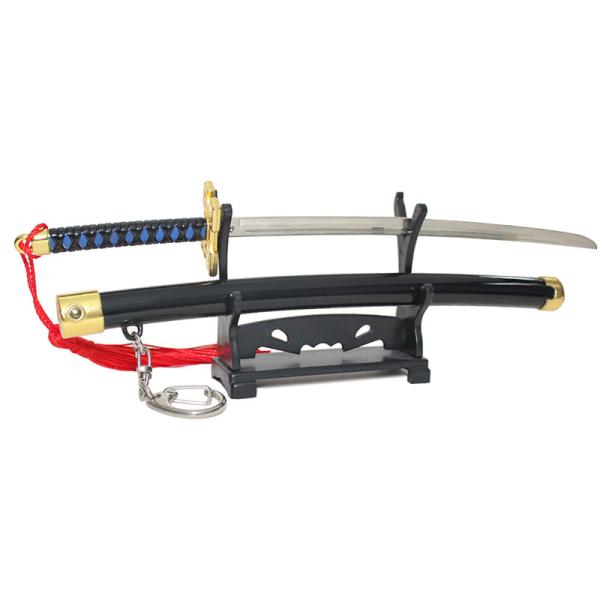 Tokitou Muichirou Demon Slayer Keychain Swords Black Automatic Moving