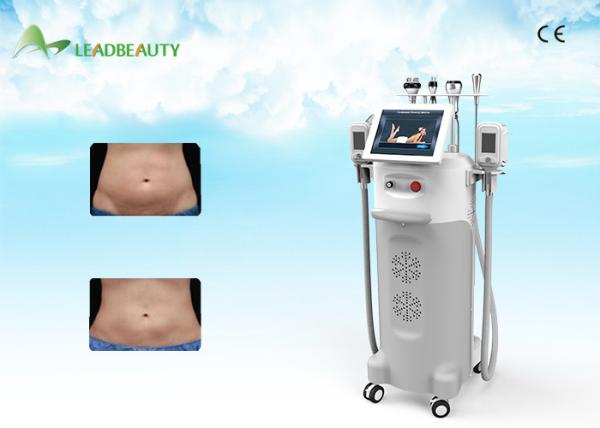 Beauty Salon Cryolipolysis Fat Freeze Slimming Machine / RF Cavitation Slimming Equipment