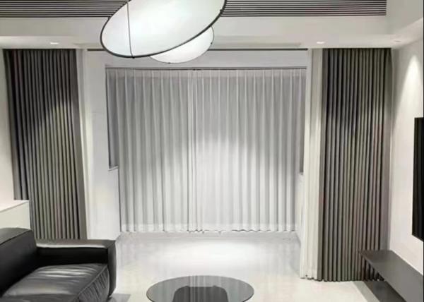 Modern Velvet Hotel Type Curtains Blackout Flexible Adjustable