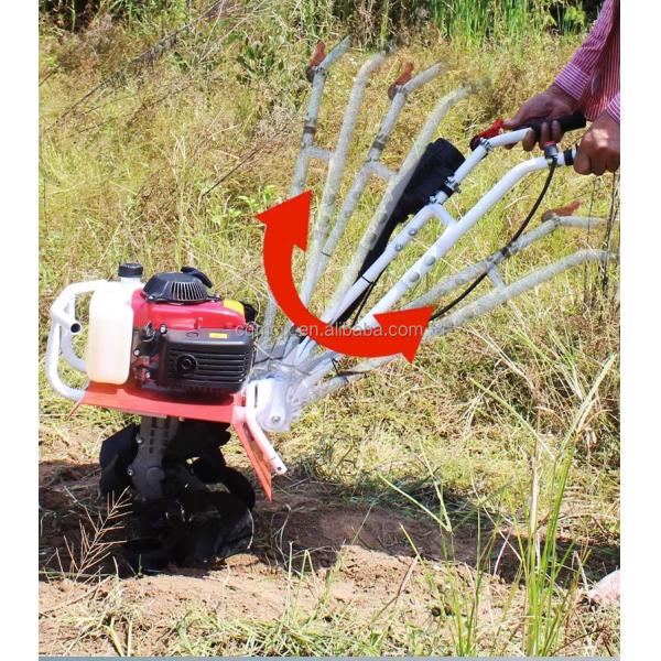 Farm Work Machinery Compact Home Mini Weeding Power Tiller Gasoline/Diesel Subsoiler