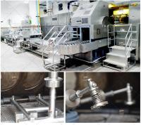 Padeiro comercial automático Machine do cone de gelado da máquina da fabricação de biscoitos da bolacha