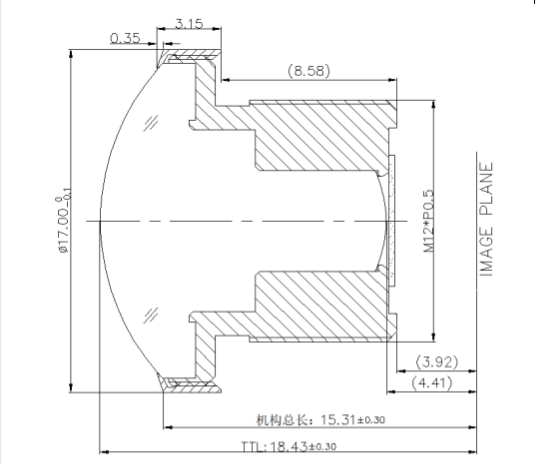 IP69K Waterproof Ultra Wide Fisheye M12 Lens 200 Degree DFOV Low CRA 4K POE Outdoor IP Camera