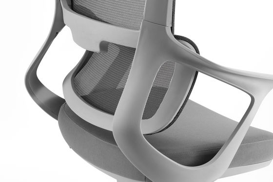 Adjustable Height Computer Desk Chair with Ergonomic Design Swivel Base and Durable PP Materials for Office Comfort