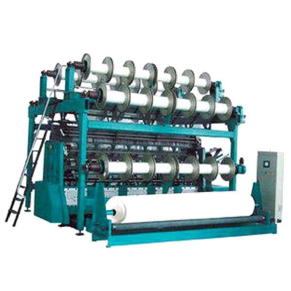 Air mesh and spacer fabric double needle bed raschel machine