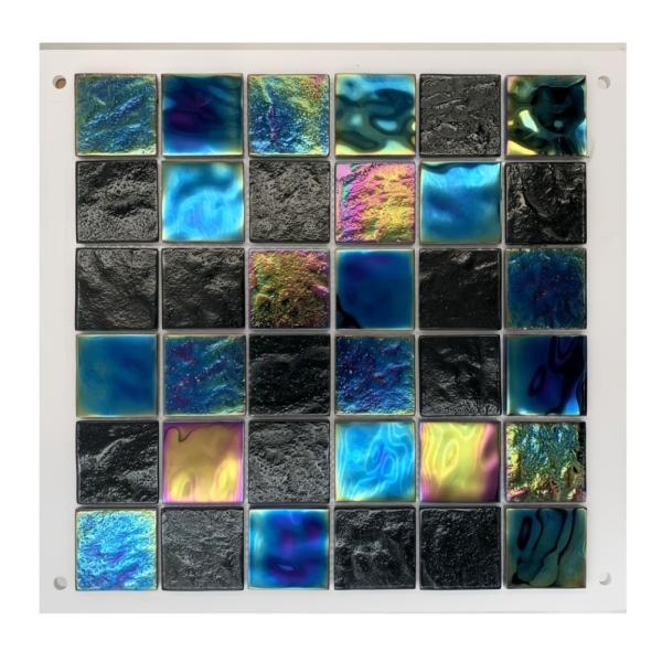 Technique Glass Iridiscent Crystal Glass Mosaic for Swimming Pool Tile Type Wall Tiles