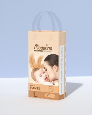 Skin Friendly Organic Baby Pants Baby Diaper Pants Easy To Pull On Disposable Diaper Natural Baby Comfort ISO Factory