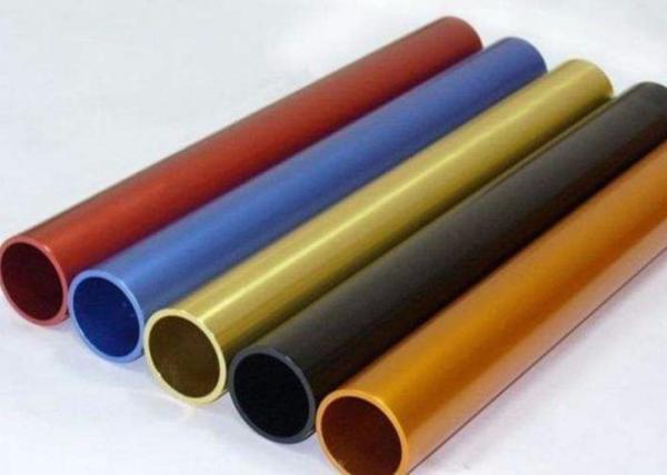 Diameter 38mm Colored Aluminum Steel Pipe 6063 Antiwear Durable