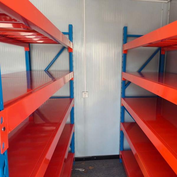 5 estanterías personalizadas y ajustables estanterías de metal sin pernos para las necesidades de los supermercados