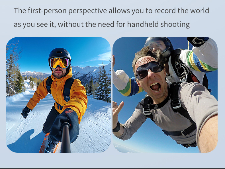 DLC Action Camera First Person POV 1080P Video Reversible Display 1/4 Screw Mount Anti Vibration Sports Cam for Live Streaming