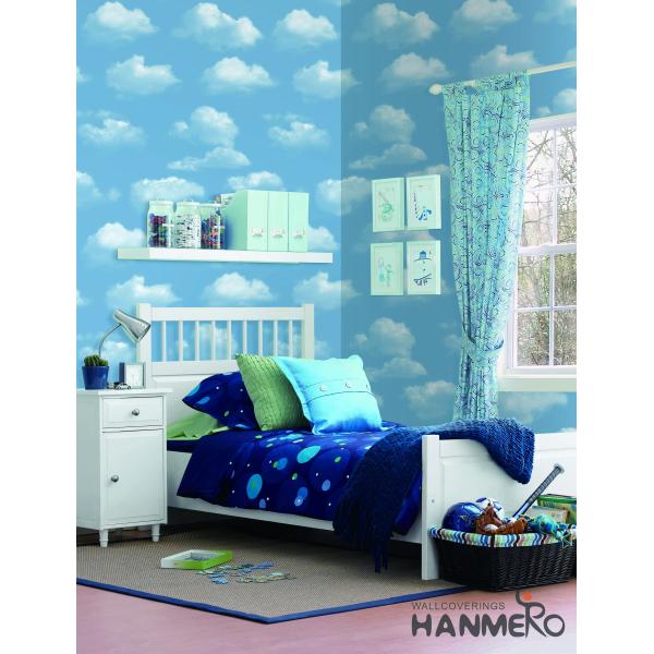 Pink Color Wallcovering PVC 0.53*10M/Roll Children Room Decorative Wallpaper Wholesale