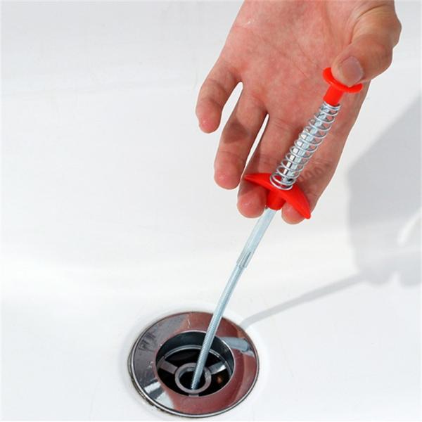 60cm Kitchen Sink Cleaning Pipe Plunger And Sewer Toilet Unclogging Tool With Handle