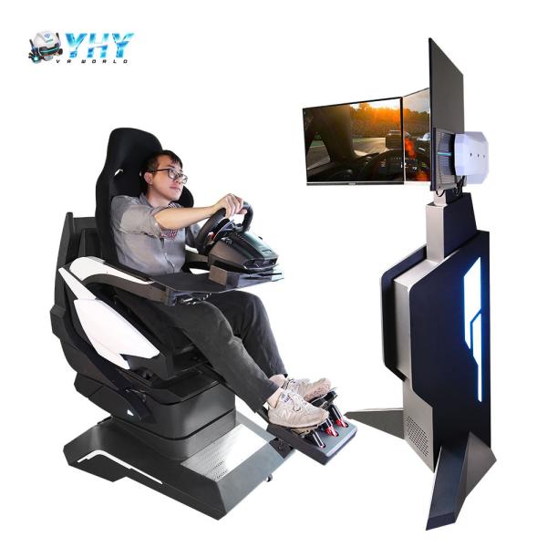 4D VR Racing Simulator 3 Dof Motion 1 Player All Aluminum Alloy Steering Wheel