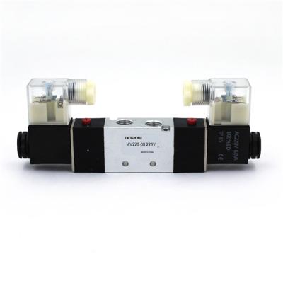 24VDC Pneumatic Double Solenoid Valve 4V220-08 Good Corrosion Resistance