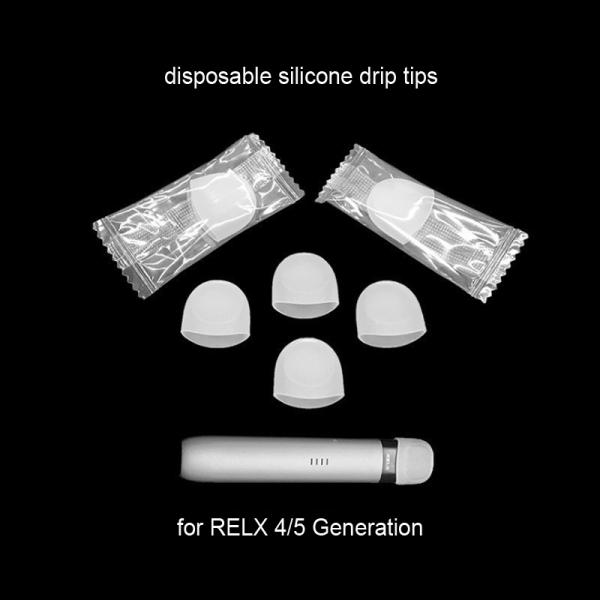 510 Disposable Silicone Drip Tips Transparent Odorless Durable