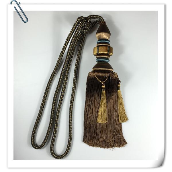 Factory hot sale all kinds of wholesale Cotton Curtain Tassel With Rope Used For Home Decorrative
