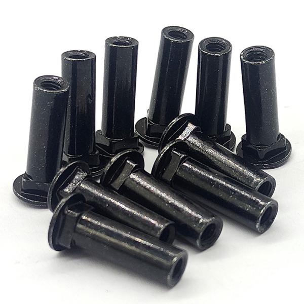 High Precision Internally Threaded Rivets CNC Milling Anodized Aluminum Rivets