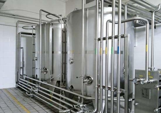 Small Full Set Mini Milk Processing Plant / 100kw Dairy Processing Equipment