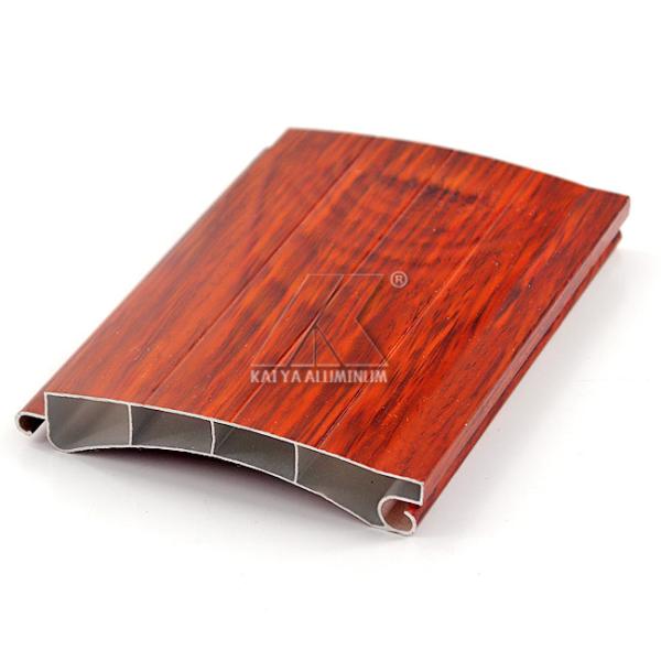 Factory Price Wood Grain 6063 Aluminum Roller Shutter Slat Profile