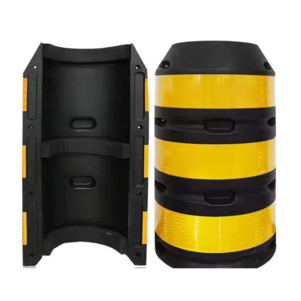 China Rotational Moulds Hollow Shaped Part Mold Rotational Moulding Road Safety Barrel Power Pole Protection Safety Cover