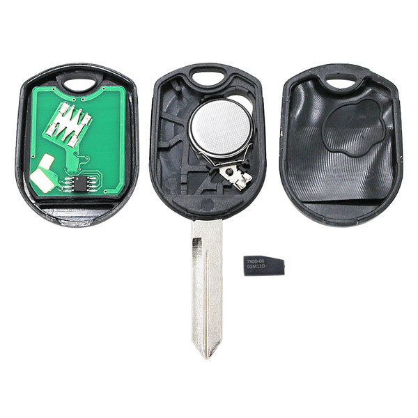 4 Button 315Mhz CWTWB1U793 4D63 Chip Fob Remote Control Car Key Uncut Ignition, For Ford
