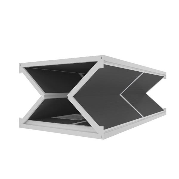 Расширяемый складной контейнерный дом, сборка 40 футов контейнерный дом