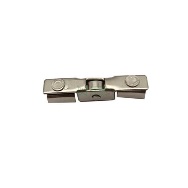 Adjustable Modern Glass Cabinet Sliding Wheel For Hotels / Apartments