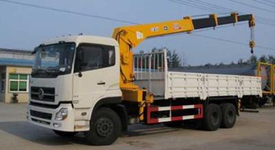 White Special Purpose Trucks DFD1250A9 Truck Mounted Crane With Cummins C245 Engine