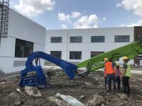 Protección del medio ambiente de la vibración de pila del equipo concreto bajo de la conducción