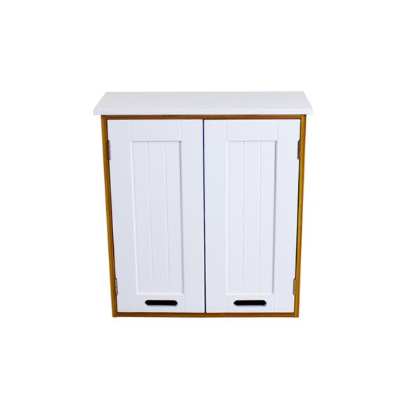 48cm Length MDF And Bamboo Bathroom Wall Cabinet