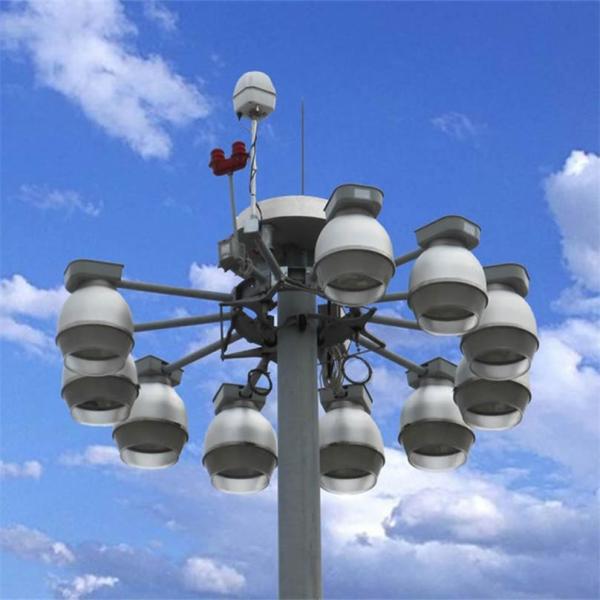 Resistência poligonal de aço do tempo de pólo de iluminação da estrada do rolo quente