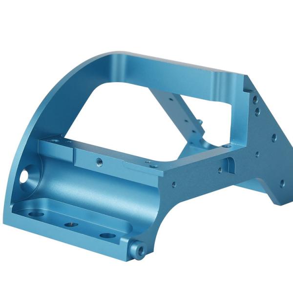 Custom CNC Machining anodized blue Aluminum parts