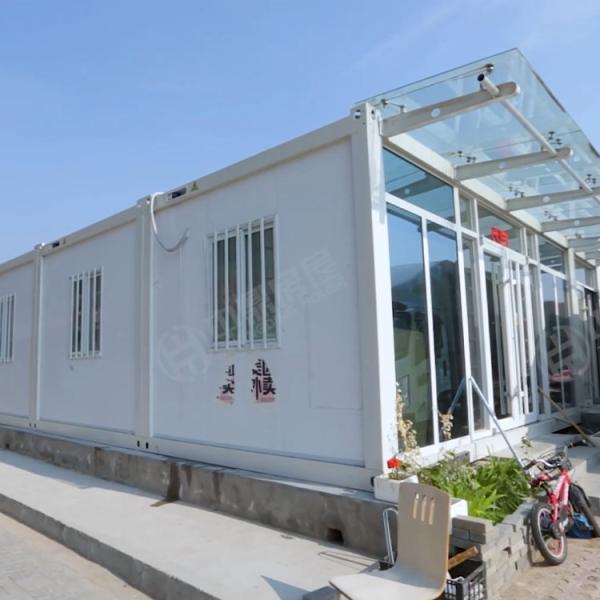 Container dobrável de aço Casa pré-fabricada para armazém Apartamento Hotel Escola de Engenharia Hospital
