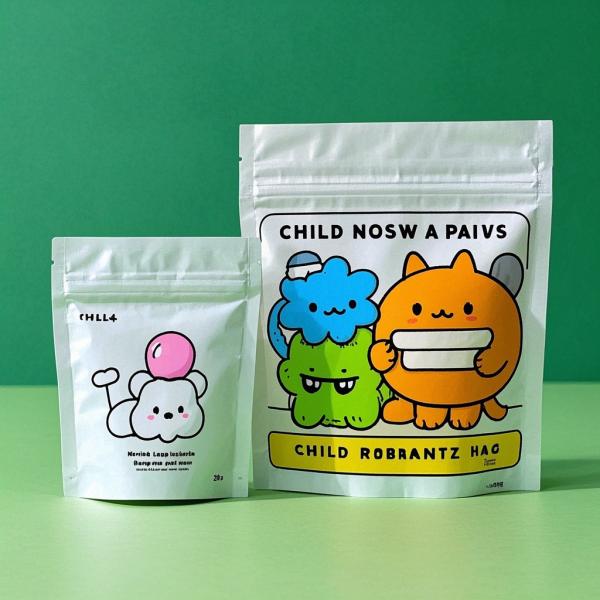 Child Resistant Plastic Composite Bags | CPSC Certified Safety Packaging for Pharmaceuticals & Chemicals | Durable & Customizable