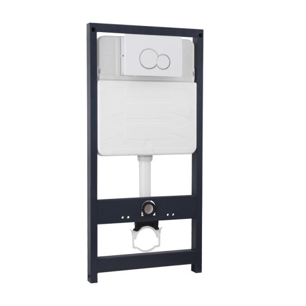 Wall Mounted Concealed Tank Cistern with Stainless Steel Frame and European Watermark