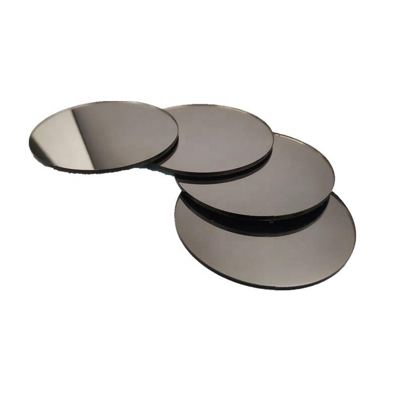 Tinted Acrylic Round Half Transparent Mirror For Hallway Wall Decorative