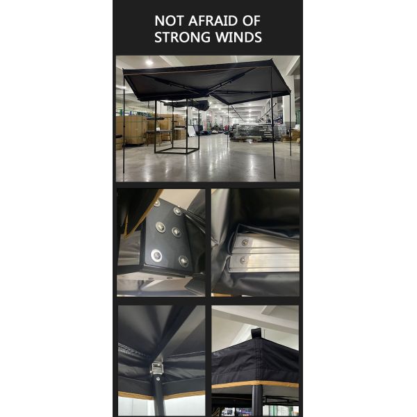 Factory Car Tent Roof Side Awning 270 Degree 4x4 4wd Awning for Cars with Annex
