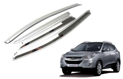 Chrome Sun Visors Vent Shade for IX35 2009-2013 Hyundai New Tucson Rain Window Guards