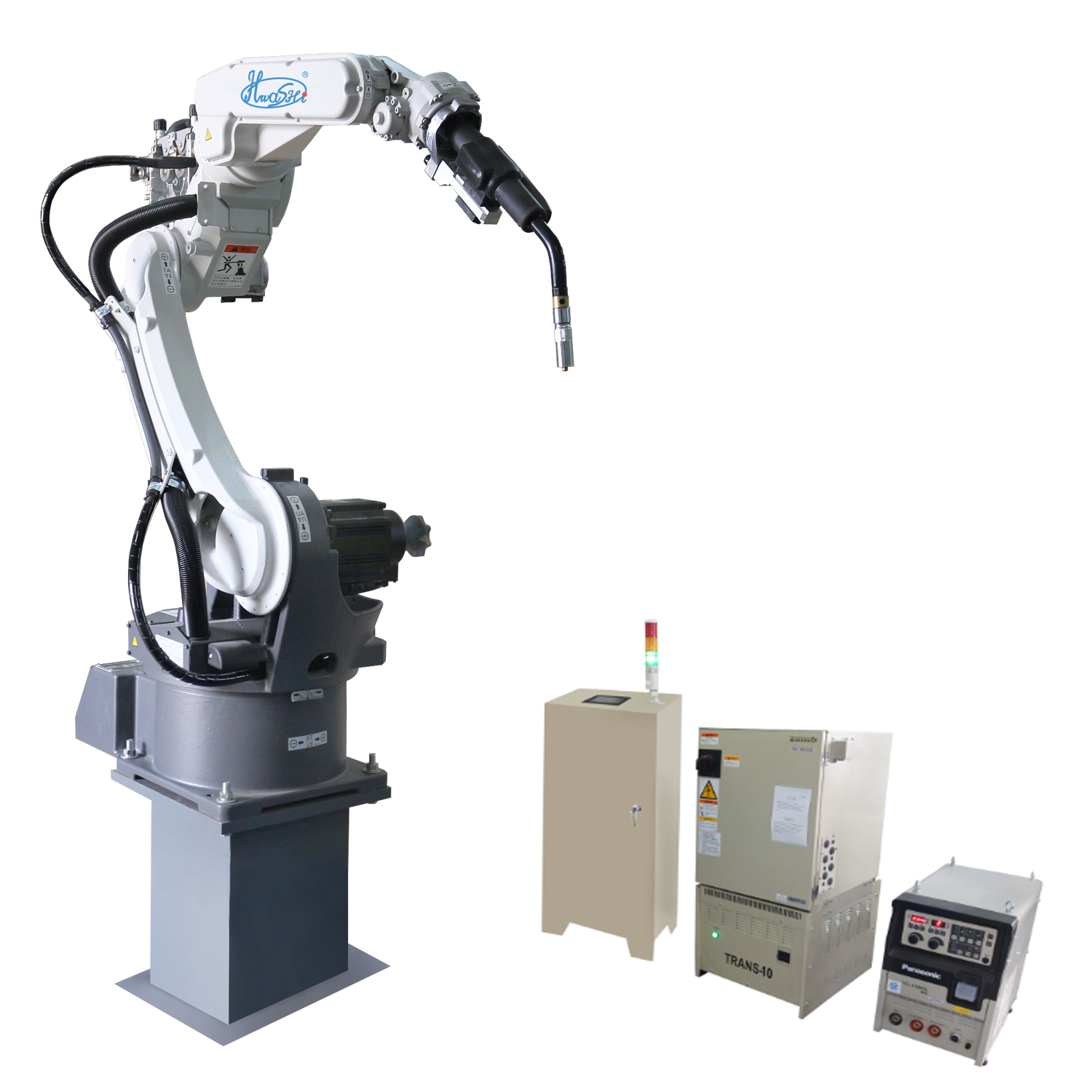 Автоматическое оборудование рукоятки 6 роботов заварки CNC DOF промышленное для металлического листа