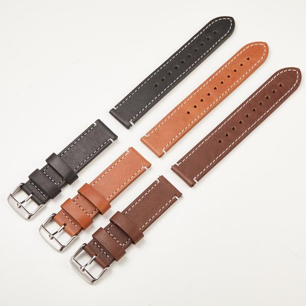 Vintage Genuine Leather Watchband oil wax cowhide strap accessories switch quick release raw ear smart strap leather wat
