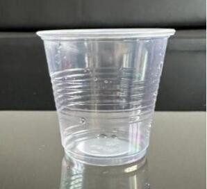 Customized Logo 6oz Disposable PP Plastic Tea Cup OEM Top 7cm Bottom 4cm Height 8.2cm