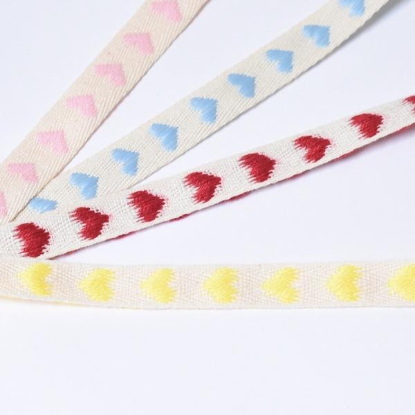 Love embroidery, gold thread, cotton ribbon, flower bouquet, gift packaging, bow decoration, cotton thread