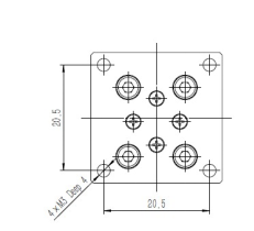 26.5-40GHz WR-28 WAVEGUIDE MAGIC T
