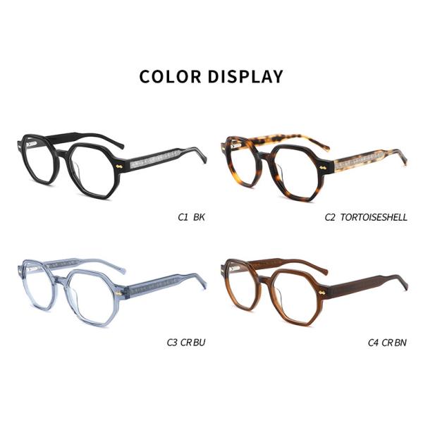 Multi логотип солнечных очков рамки круга стиля нейтральным подгонянный ацетатом